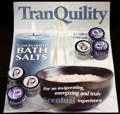Concentrated Tranquility Bath Salts 500mg for Ultimate Relaxation
